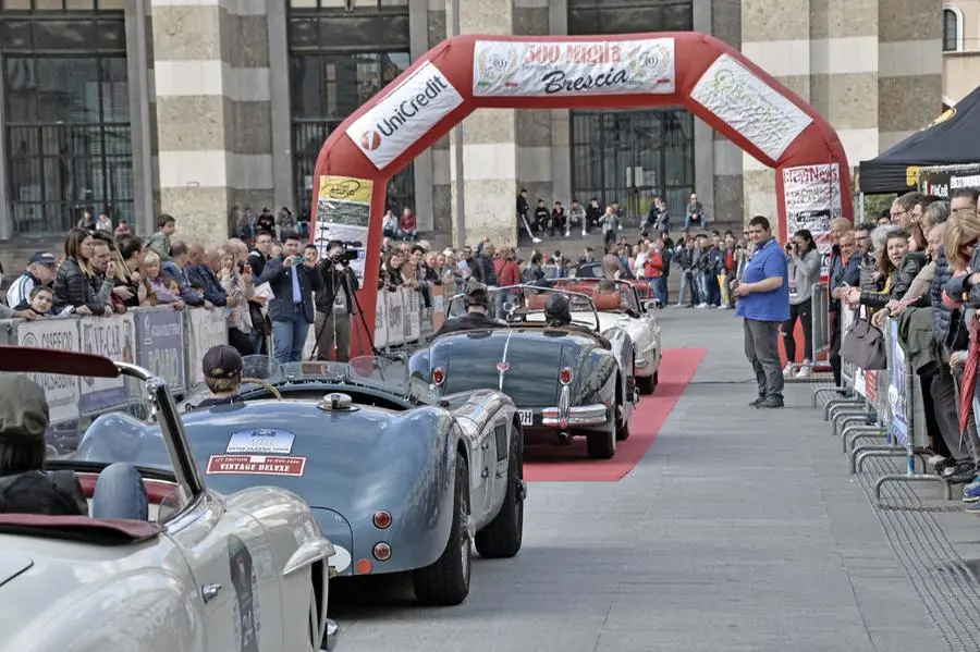 500 Miglia Touring, l'arrivo in città