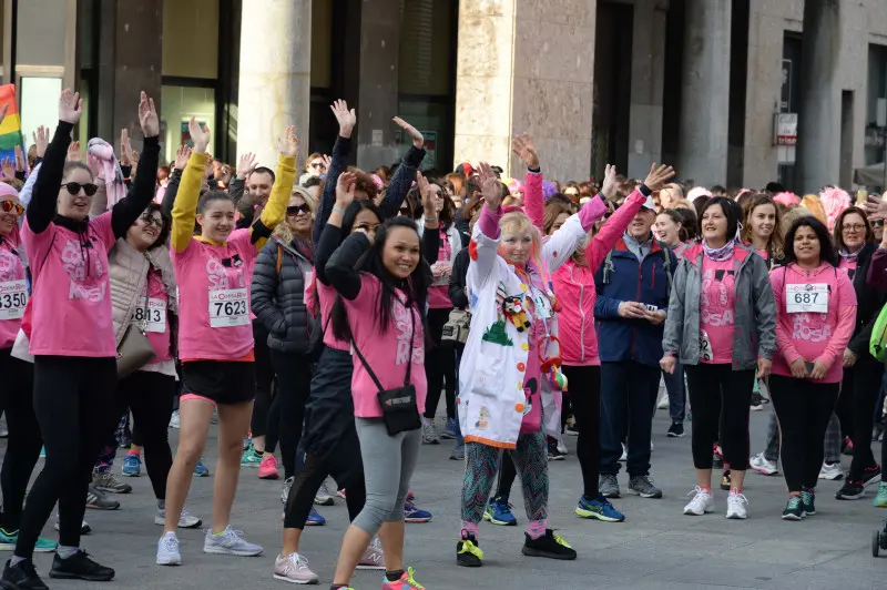 La Corsa Rosa conquista il centro