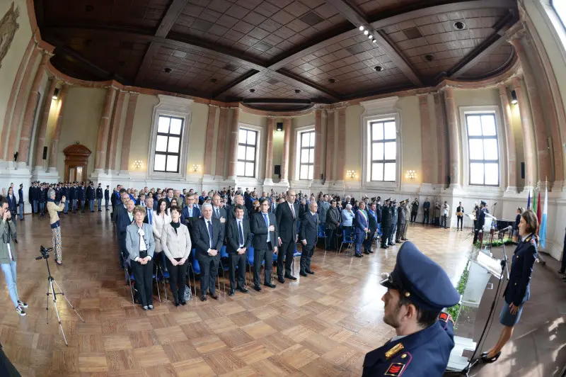 La festa della Polizia a Palazzo Loggia