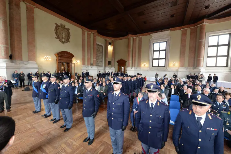 La festa della Polizia a Palazzo Loggia