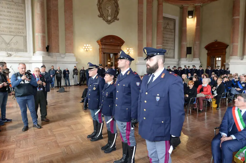 La festa della Polizia a Palazzo Loggia