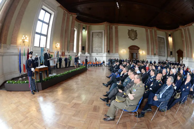 La festa della Polizia a Palazzo Loggia