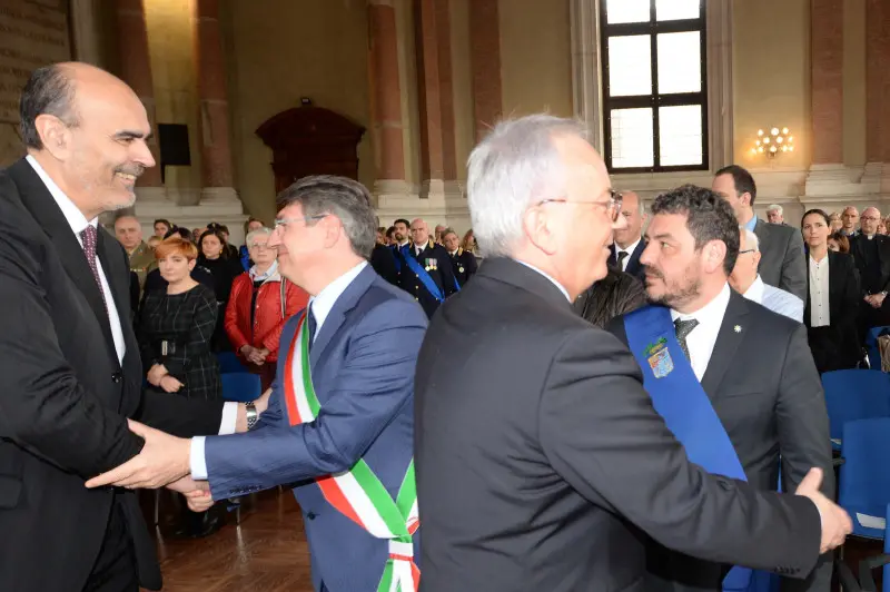 La festa della Polizia a Palazzo Loggia