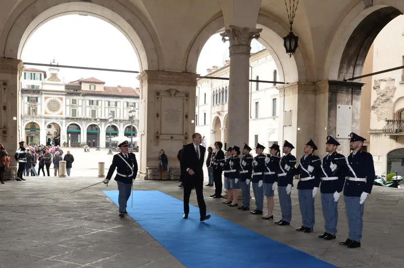 La festa della Polizia a Palazzo Loggia