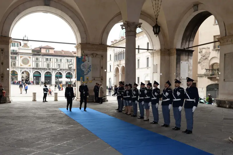 La festa della Polizia a Palazzo Loggia