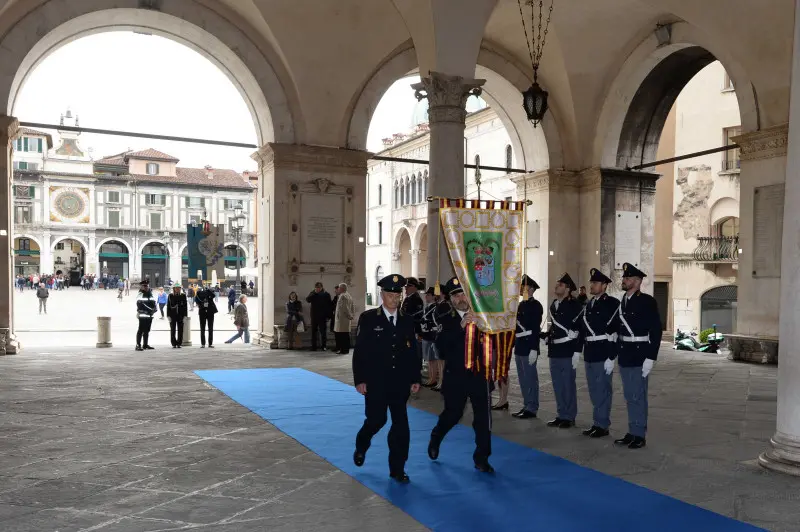 La festa della Polizia a Palazzo Loggia