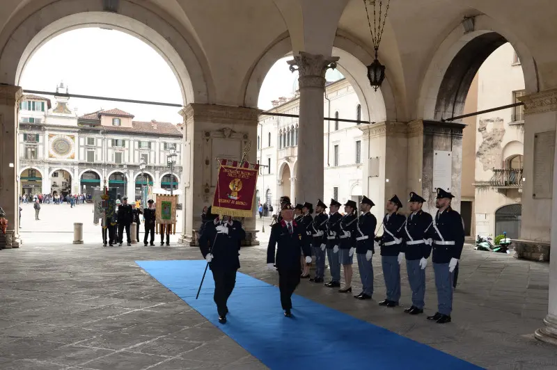 La festa della Polizia a Palazzo Loggia