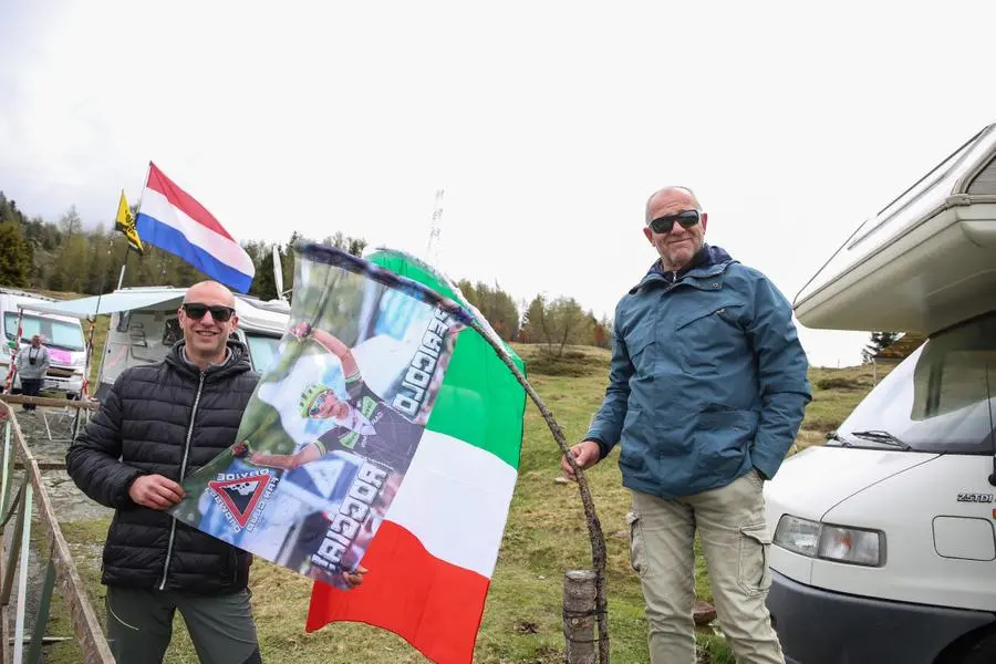 Giro d'Italia 2019: il passaggio al passo Mortirolo