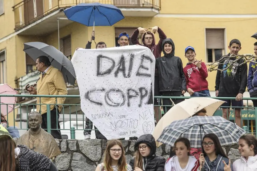 Il passaggio della carovana a Borno