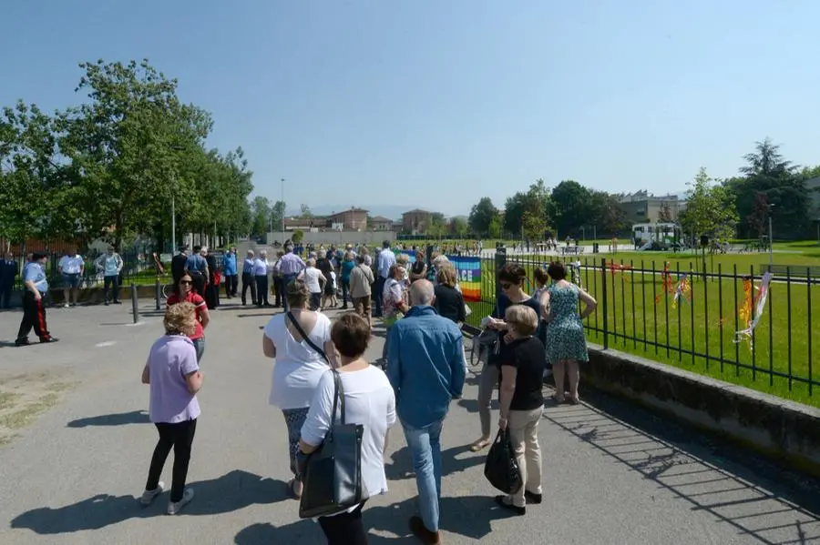 L'inaugurazione del parco