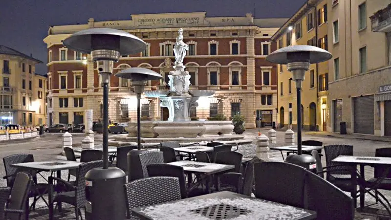 Neve a Brescia (Foto di archivio) © www.giornaledibrescia.it