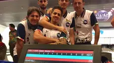 La squadra italiana campione del mondo di bowling - Foto tratta da Fb