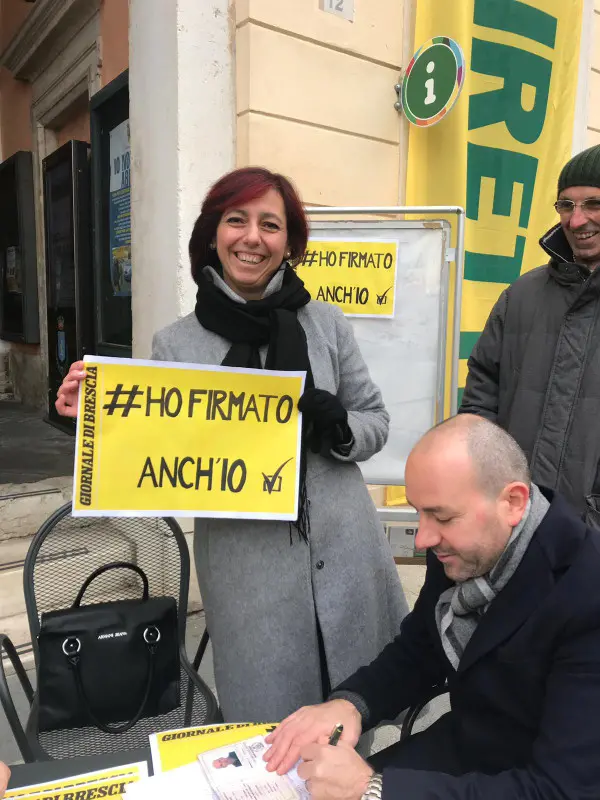 «Ho firmato anch'io», quante adesioni a Lonato