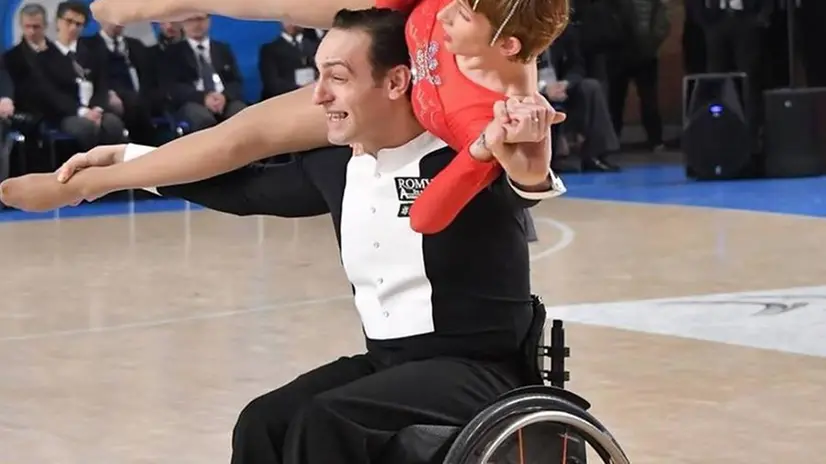 Il ballerino Tarek Ibrahim Fouad e Sara