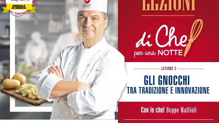 La locandina della seconda Lezione di Chef - Foto © www.giornaledibrescia.it