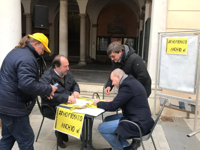 «Ho firmato anch'io», quante adesioni a Lonato