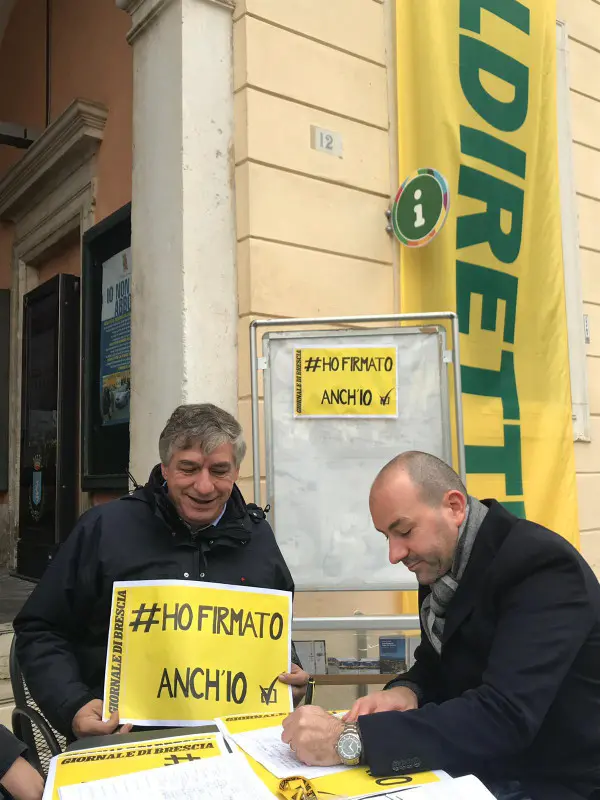 «Ho firmato anch'io», quante adesioni a Lonato
