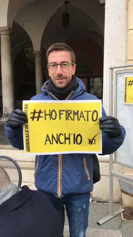 «Ho firmato anch'io», quante adesioni a Lonato
