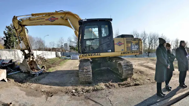 Lavori di bonifica al parco di via Parenzo