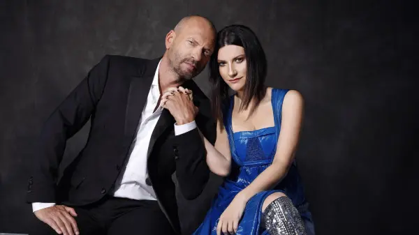 Laura Pausini e Biagio Antonacci - Foto Ansa