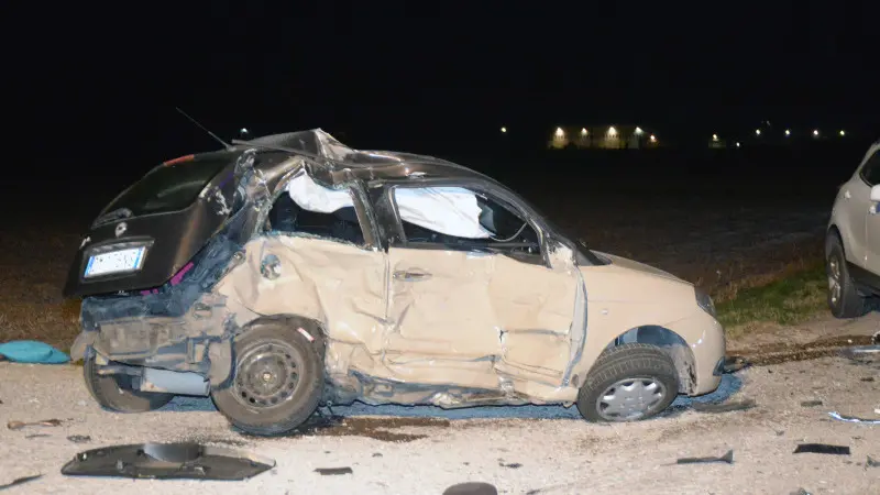 Le auto coinvolte nello schianto