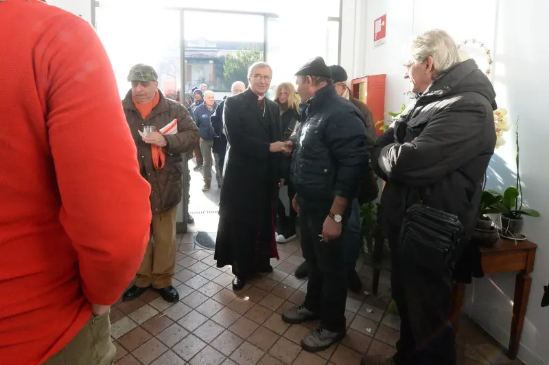 Il pranzo di Natale alla Mensa Menni