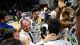 Germani Basket a Cremona, la vittoria e l'esultanza