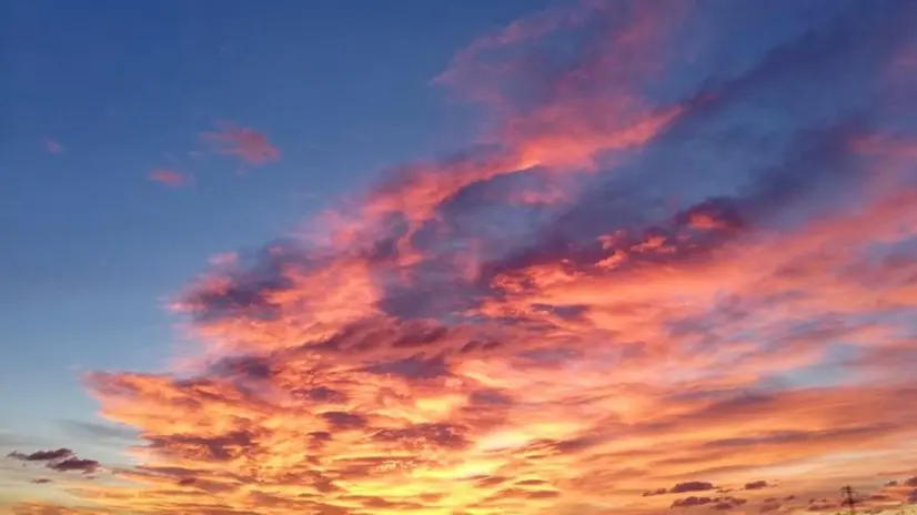 Scorci del clima nel 2018 a Brescia