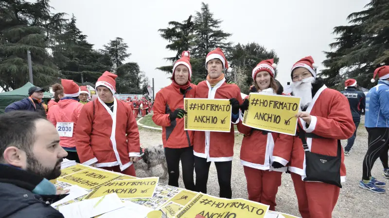 La corsa dei Babbi Natale