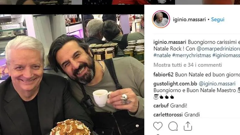 Iginio Massari e Omar Pedrini