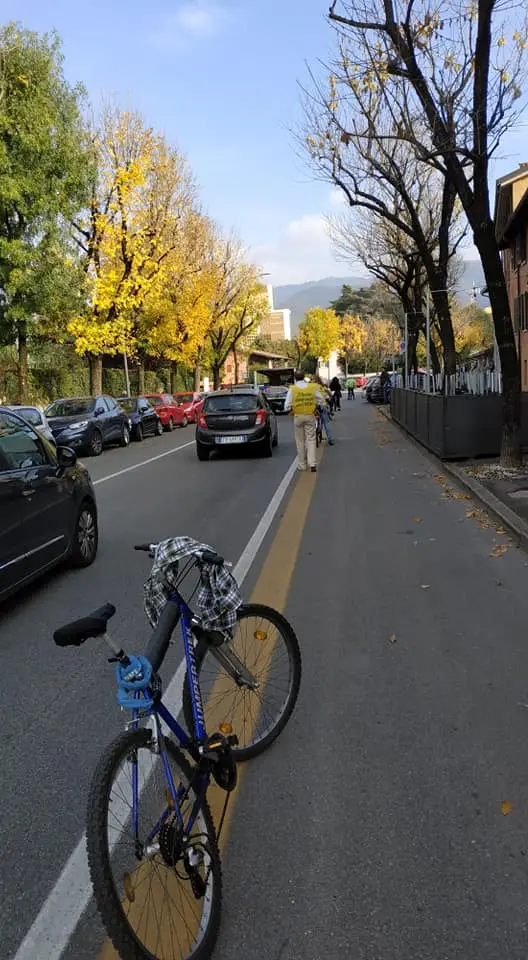 I flash mob di Legambiente sulle ciclabili