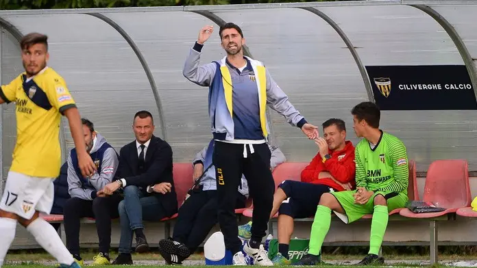 L'allenatore del Ciliverghe, Filippo Carobbio -  Foto Reporter Zanardelli © www.giornaledibrescia.it