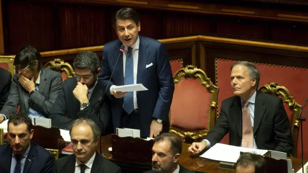 Il premier Giuseppe Conte - Foto Ansa