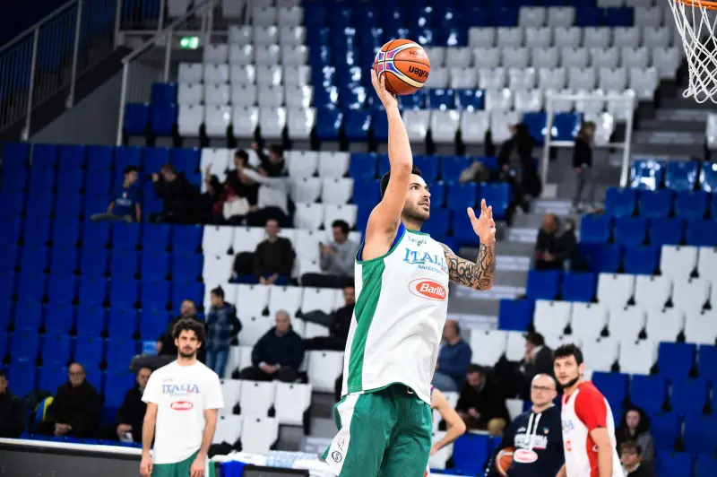 La nazionale italiana di basket a Brescia