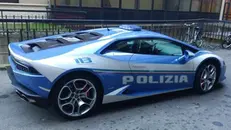 La Lamborghini della Polizia al Civile © www.giornaledibrescia.it