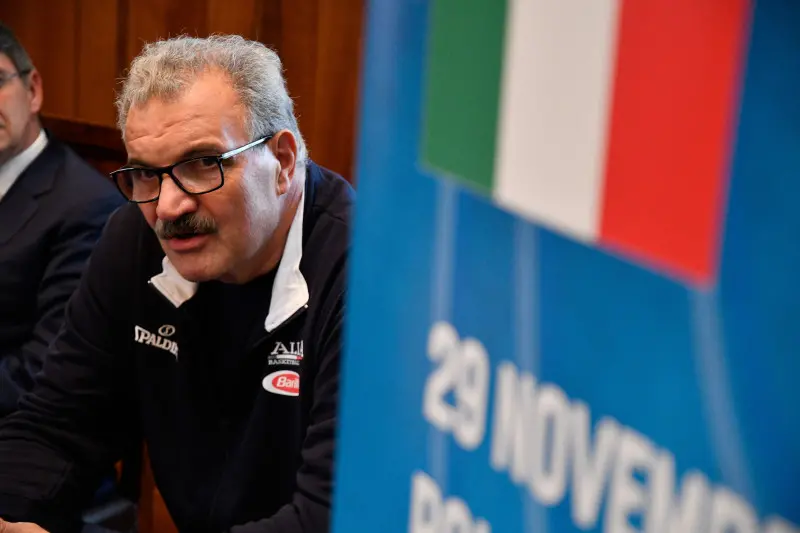 La nazionale italiana di basket a Brescia