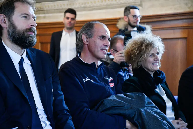 La nazionale italiana di basket a Brescia