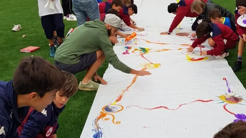 Tra le attività proposte, laboratori di pittura e sport © www.giornaledibrescia.it