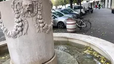 Ha ripreso a funzionare la fontana in via San Faustino