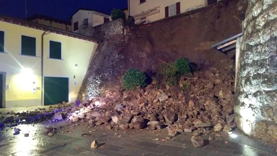 Le Mura Venete crollate a Rovato