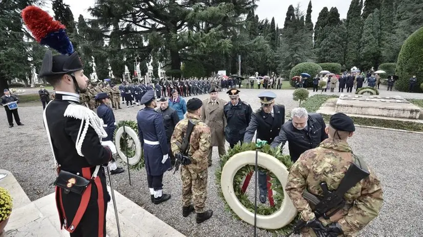 Il ricordo. Commemorazione dei caduti di tutte le guerre, ieri in Vantiniano