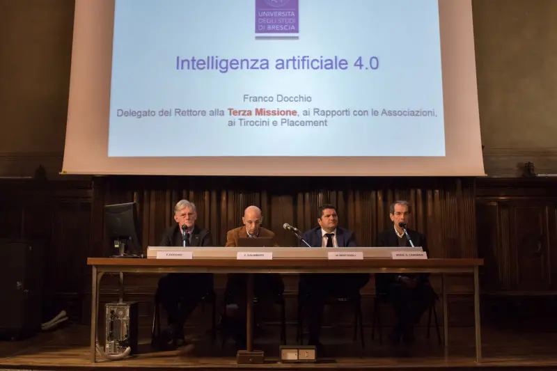 L'incontro sull'Intelligenza artificiale in UniBs