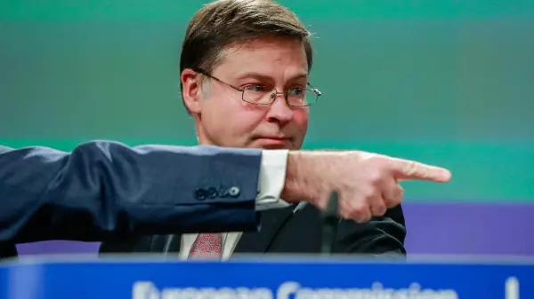 Valdis  Dombrovskis - Foto Ansa