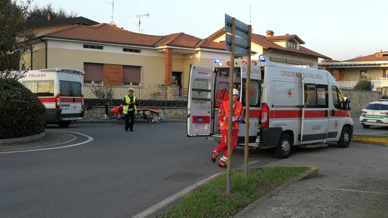 I soccorsi sul luogo dell'incidente © www.giornaledibrescia.it