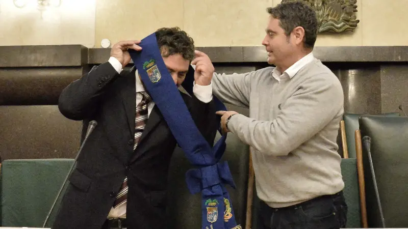 La cerimonia di insediamento di Samuele Alghisi