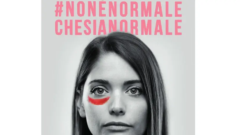 Il manifesto della campagna contro la violenza sulle donne