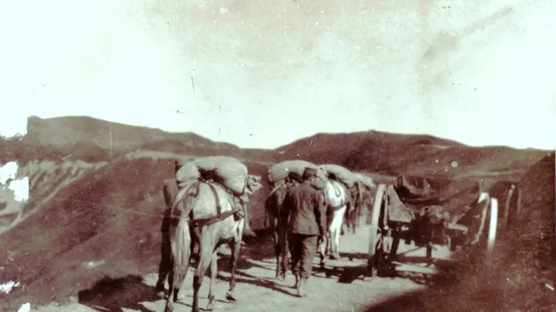 Un'immagine di soldati in Maniva nella Prima guerra mondiale - Foto tratta da www.alpinicollio.it