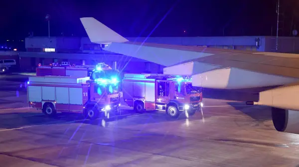 Il jet che avrebbe dovuto portare Angela Merkel a Buenos Aires per il G20 - Foto Ansa