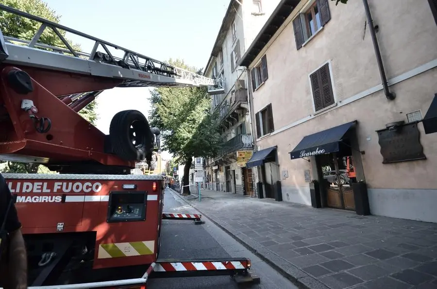 Traffico in via dei Mille