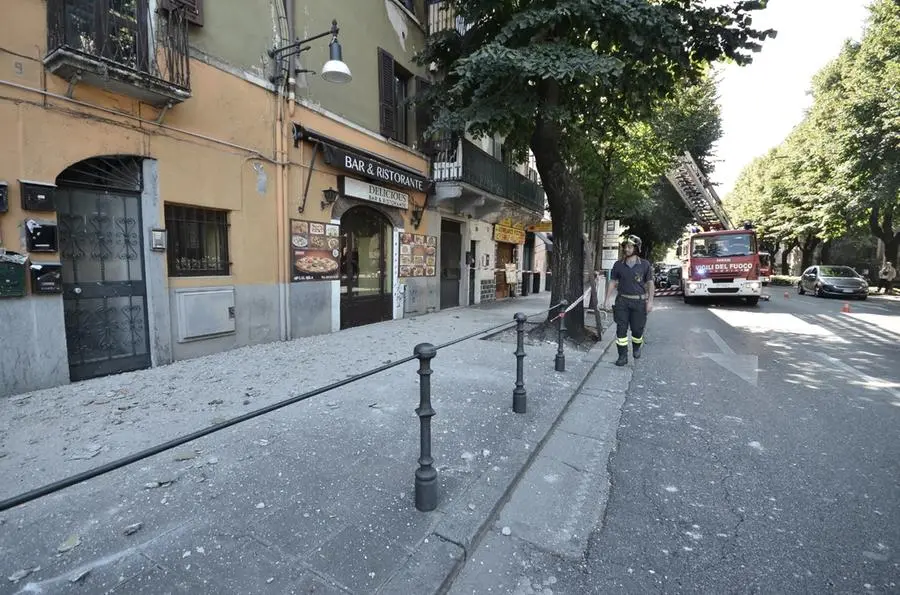 Traffico in via dei Mille